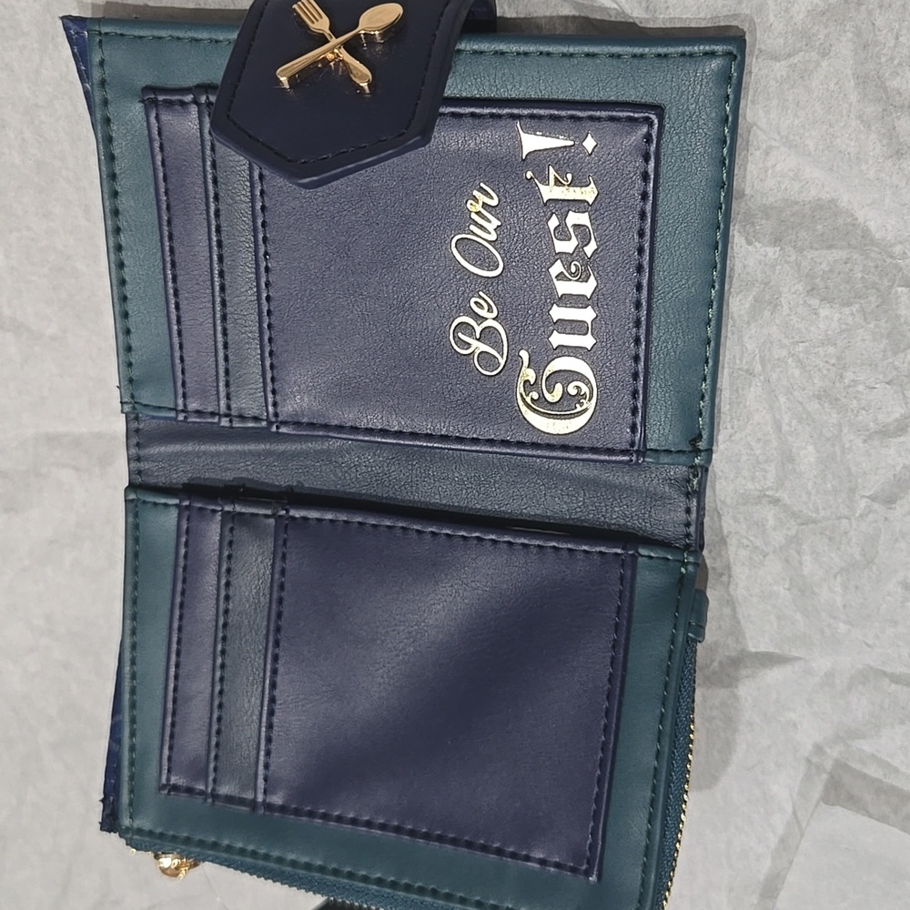 NWT Our Universe Be Our Guest Beauty & The Beast Wallet Clutch Bag Purse - Picture 7 of 7